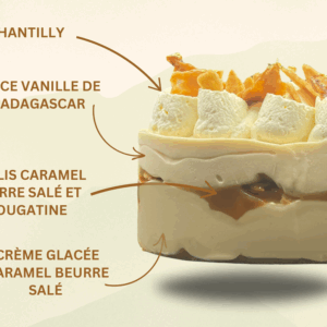 La bûche Ouff de caramel