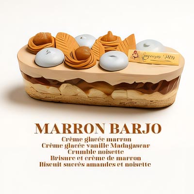 Bûche MARRON BARJO – Image 2