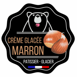 Crème glacée marron