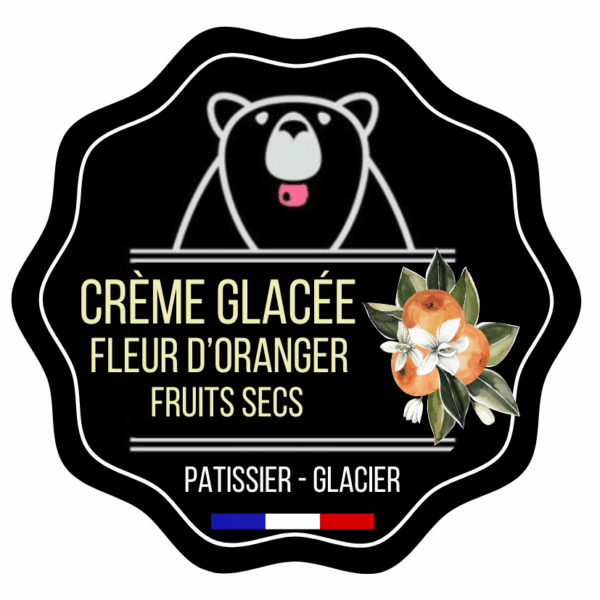 Crème glacée fleur d'oranger