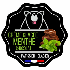 Crème glacée menthe chocolat